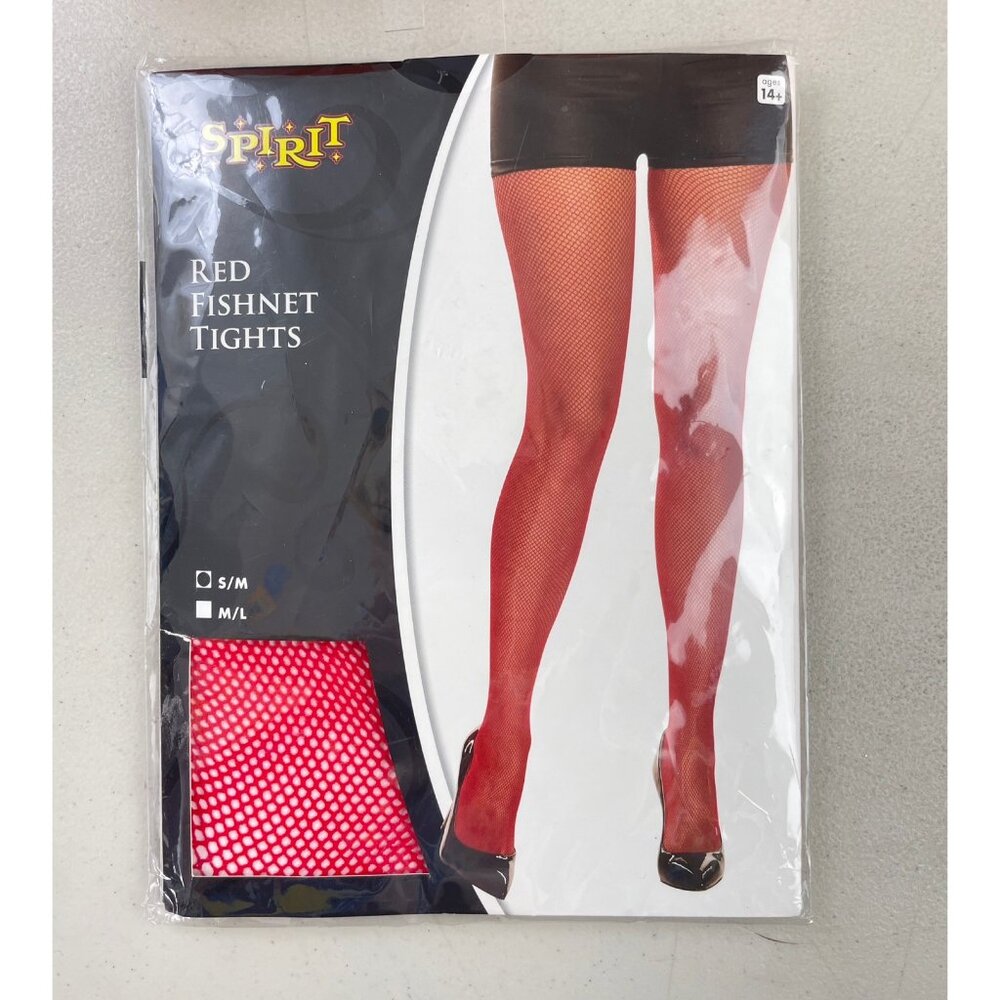 Halloween Fishnet Tights Size S/M 4'11" - 5'5" 110-150 lbs New in Package